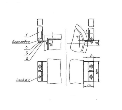 Подвески судовых трубопроводов Тип 4 в Гродно