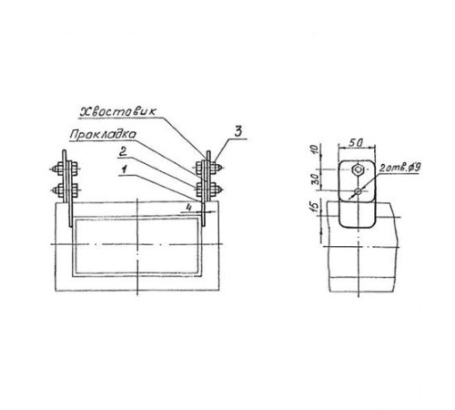 Подвески судовых трубопроводов Тип 3 в Гродно