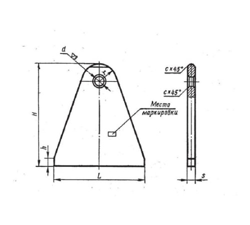 Плавники приварные с накладкой в Гродно от Спецметаллстрой