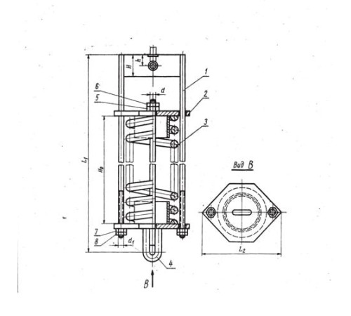 Блоки пружин подвесок стальных трубопроводов в Гродно