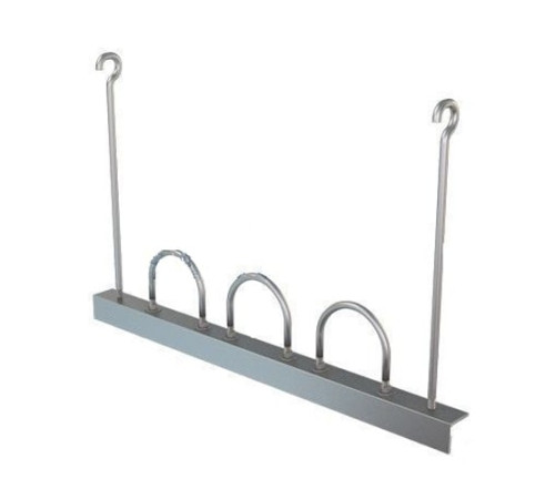 Подвески трех труб на опорном уголке в Гродно