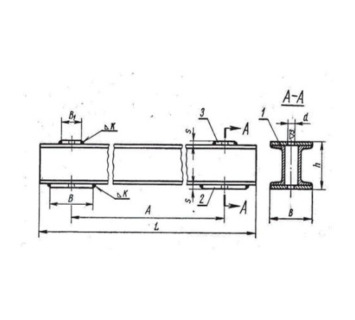 Балки опорных подвесок трубопроводов в Гродно