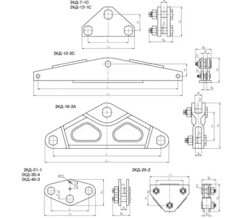 Коромысла типа 2К для ЛЭП в Гродно с доставкой по Беларуси