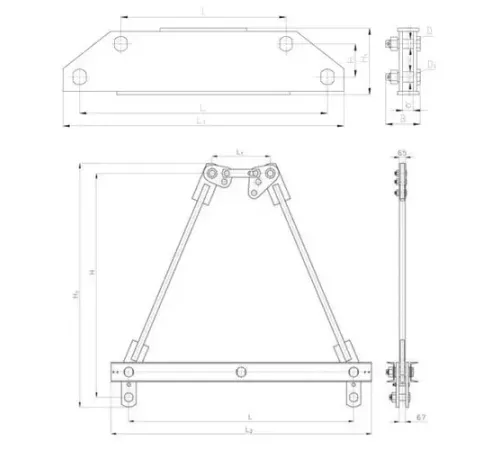 Коромысла типа 2КД2 в Гродно для воздушных ЛЭП