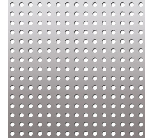 Перфорированные листы RV с круглыми отверстиями 1х2 м в Гродно