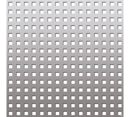 Перфорированные листы Qg с квадратными отверстиями 1х2м в Гродно