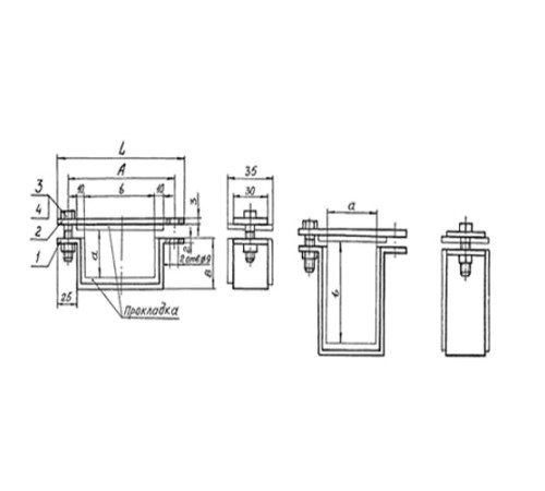 Подвески судовых трубопроводов Тип 9 в Гродно