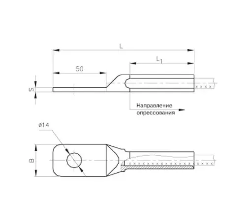 Аппаратные зажимы типа А1М в Гродно для ЛЭП