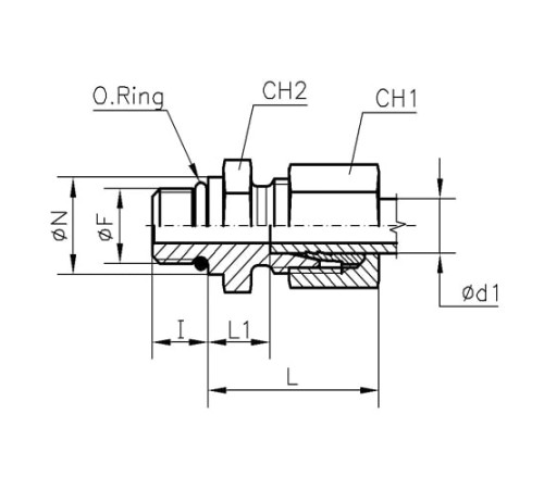 Штуцеры ввертные UNF с уплотнением в Гродно