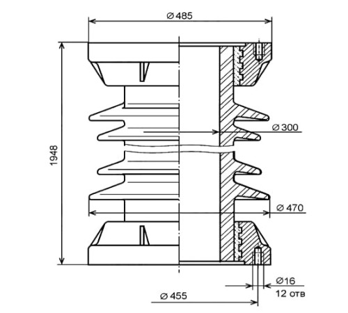 Армированные покрышки ПВЭ для элегазовых выключателей в Гродно
