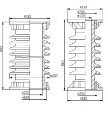 Армированные покрышки ПВК, ПОВ для вакуумных выключателей