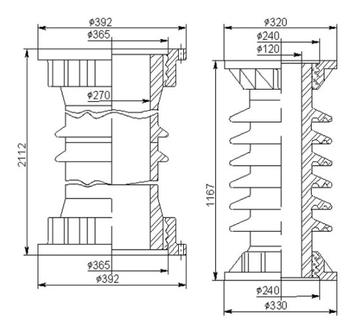 Армированные покрышки ПВМО для выключателей в Гродно