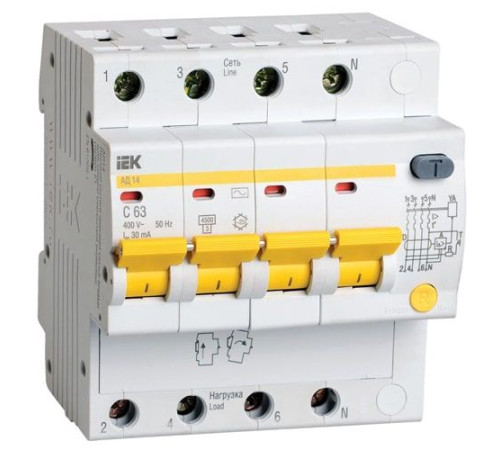 Четырехполюсные выключатели в Гродно для юридических лиц