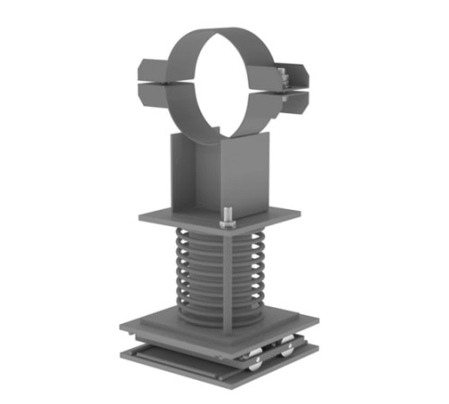 Катковые пружинные опоры трубопроводов ТЭС и АЭС в Гродно