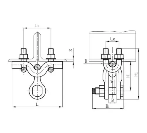 Узлы крепления типа КГ для ЛЭП в Гродно