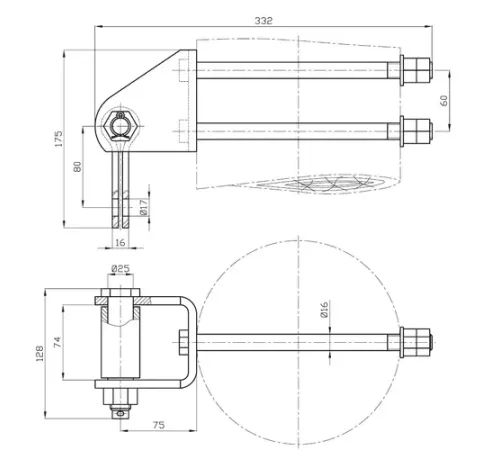 Узлы крепления КГТ-7-1 в Гродно для ЛЭП