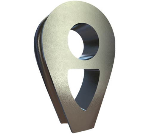 Коуши DIN 3091 стальные в Гродно для канатов