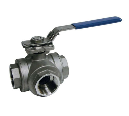 Трехходовые шаровые муфтовые краны AISI в Гродно