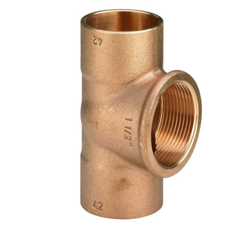 Медные резьбовые тройники в Гродно для трубопроводов
