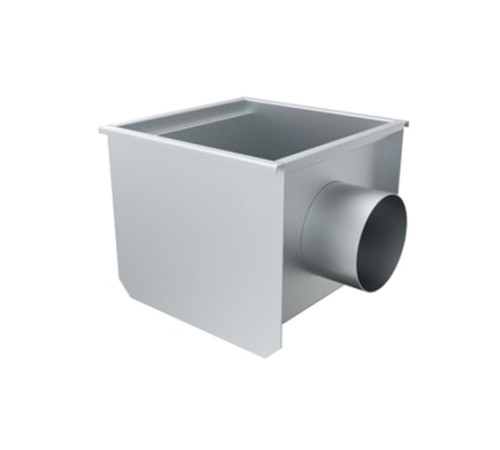 Нержавеющие трапы прямоугольные с горизонтальным выпуском в Гродно