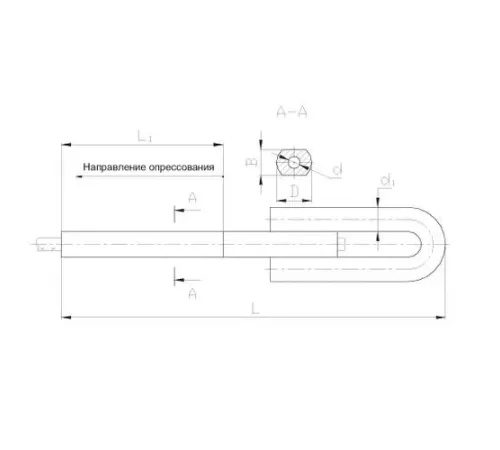 Натяжные прессуемые зажимы типа НС в Гродно
