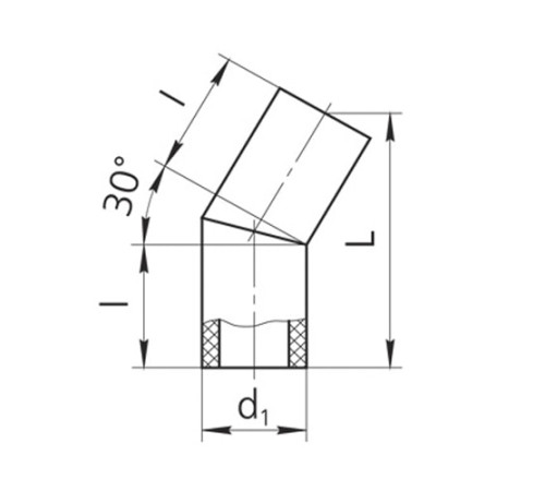 Оболочки на теплоизоляционные отводы 30° в Гродно