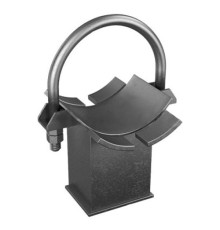 Однохомутовые неподвижные опоры