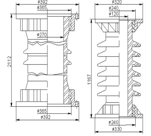 Покрышки для воздушных выключателей 150 кВ в Гродно
