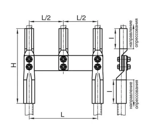 Переходные зажимы ППР для ЛЭП в Гродно и Беларуси