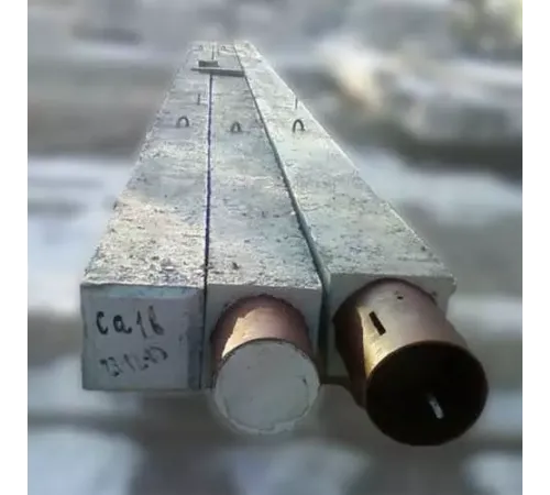 Сваи квадратного сечения с круглой полостью в Гродно