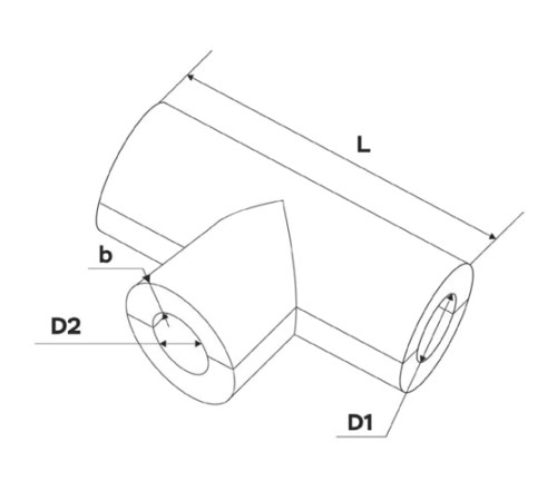 Теплоизоляционные равнопроходные тройки в Гродно