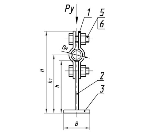 Опоры ТПР.05.06.00.000 для трубопроводов в Гродно
