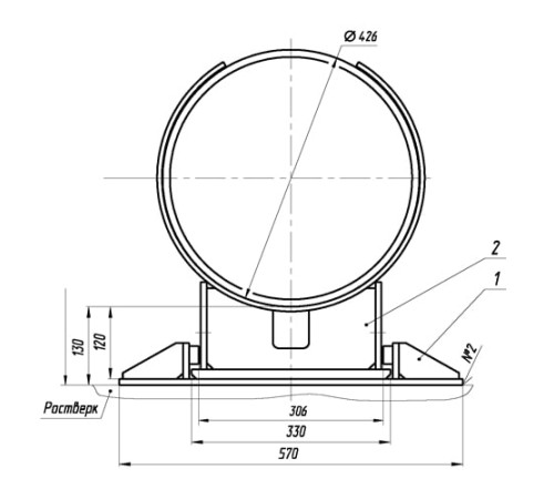 Опоры ТПР для трубопроводов в Гродно и Беларуси