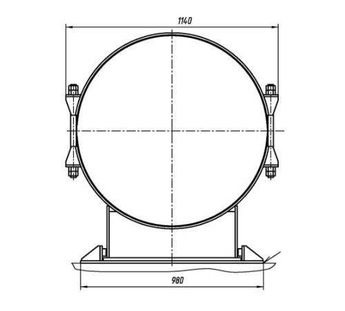 Опоры ТПР.14.05.00.000 в Гродно для трубопроводов