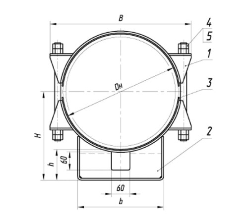 Опоры ТПР.14.45.00.000 в Гродно для трубопроводов