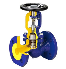 Запорный вентиль с сильфонным уплотнением