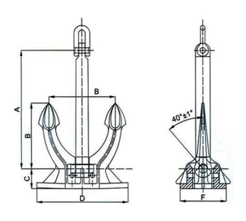 Якоря Spek для судостроения в Гродно и Беларуси